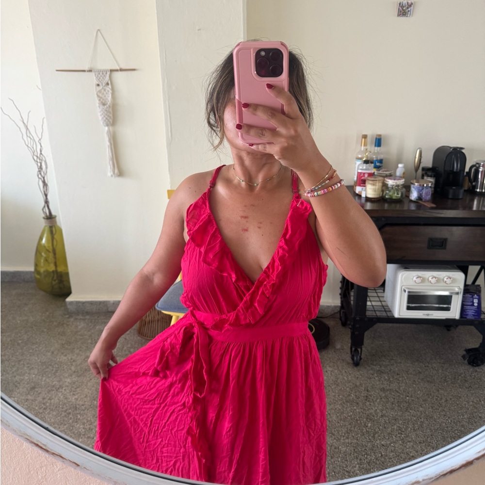 Roxy Women's Pink Midi Dress
